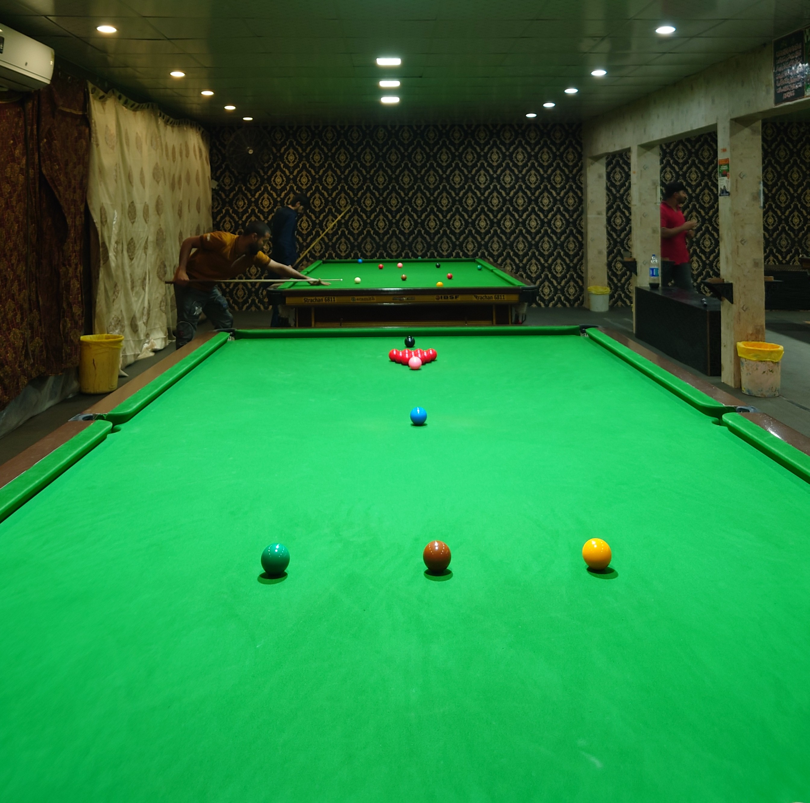 Snooker Table Closeup